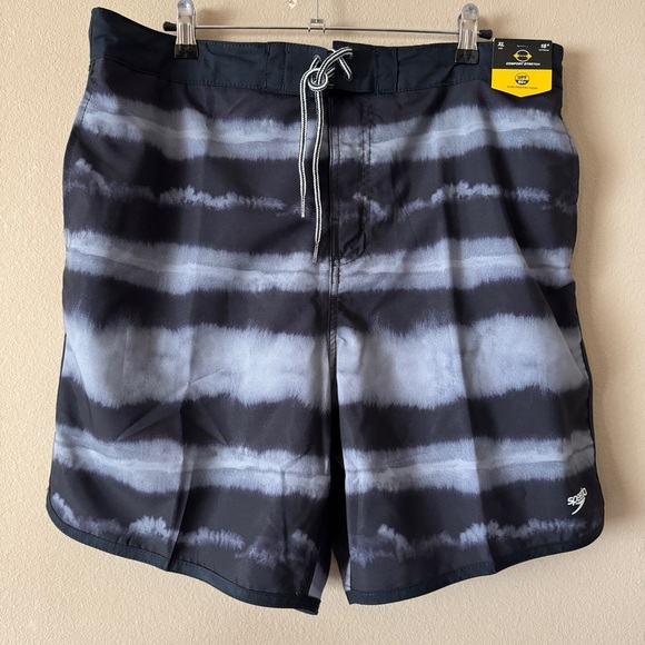 NWT Speedo Men's Swim Shorts Comfort Stretch UPF 50+ Sun Protection Sz XL - Picture 3 of 9